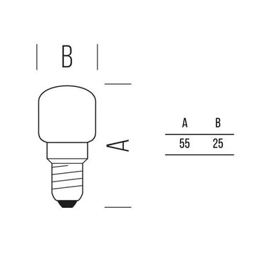 P.Pera 1,5W E14 Verde